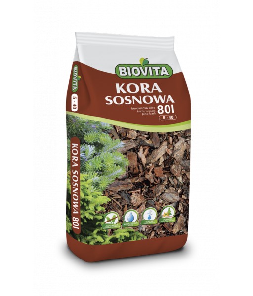 Kora sosnowa BIOVITA 5-40 mm Kora sosnowa BIOVITA 5-40 mm