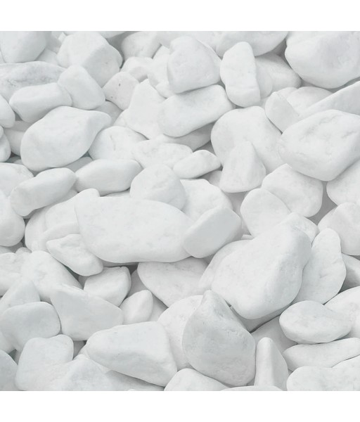 EXTRA WHITE THASSOS pebbles 40-80mm EXTRA WHITE THASSOS pebbles 40-80mm