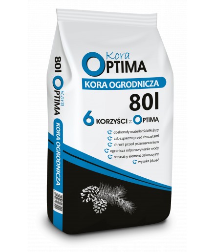 Garden bark ground from conifers thick OPTIMA 80L