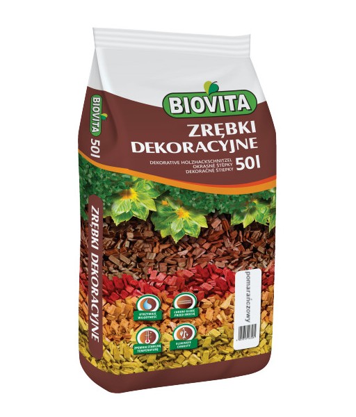 Decorative orange WOOD CHIPS Decorative orange WOOD CHIPS
