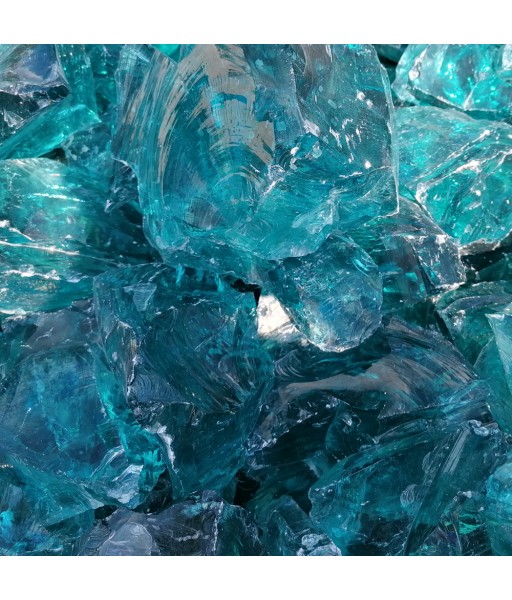 Garden glass gabion turquoise size L Garden glass gabion turquoise size L